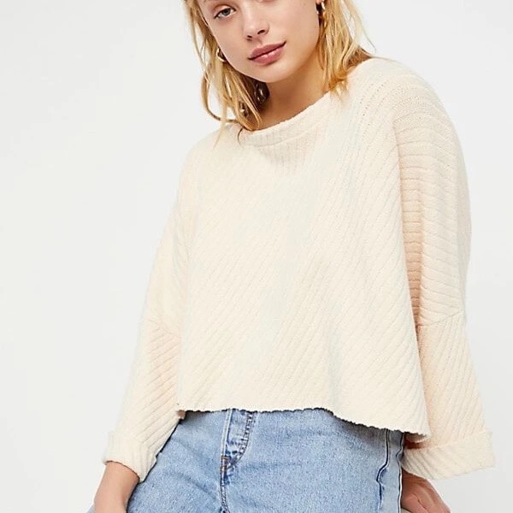 Free People I Can’t Wait Sweater in Cream